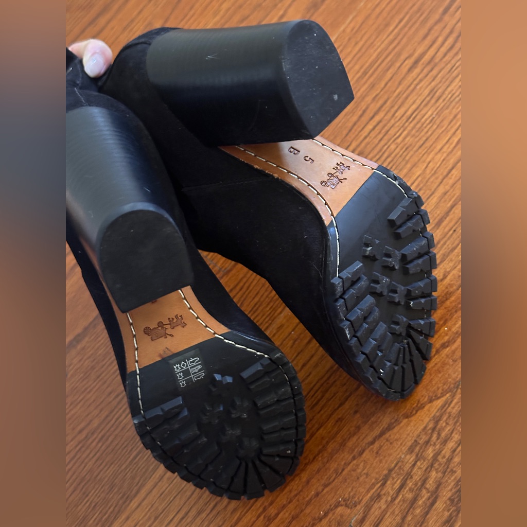 Coach Elegant Black Women's Heeled Boots